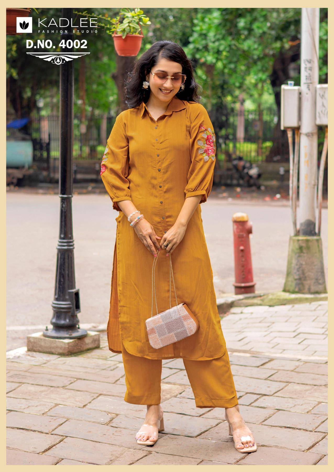 Kadlee blue bell coord set  Kurti wholesalers online